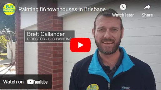 Painting 86 townhouses in Brisbane