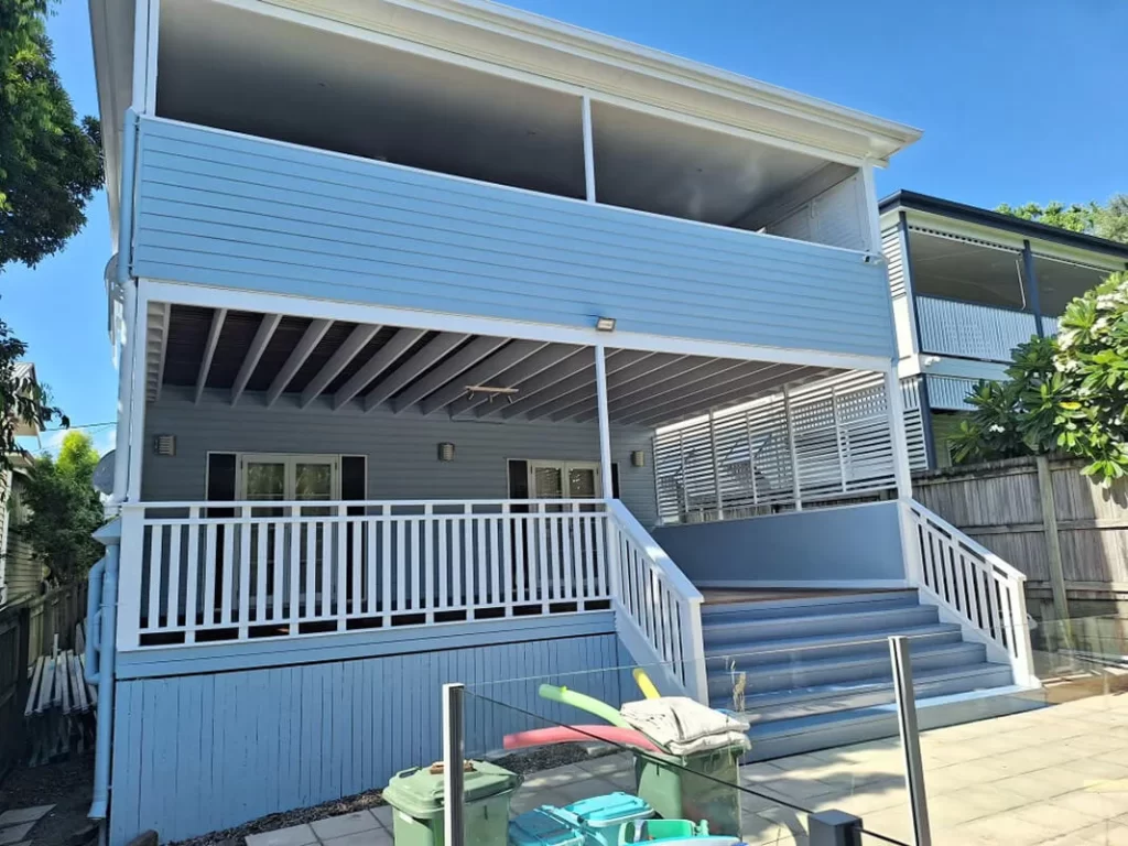 exterior house repainted in Camp Hill Brisbane